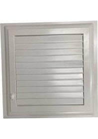 Resim Plastik Menfez 45X45 Beyaz Banyo WC Havalandırma(CLZ) 