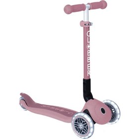 Resim Globber Junior Ecologic Katlanabilir Işıklı Scooter - Berry 