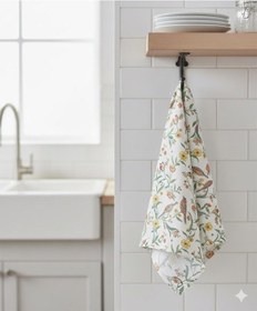 Resim Cath Kidston Desenli Mutfak Kurulama Bezi 1-adet Bej 