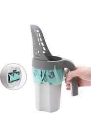 Resim mywarehouse Yeni Nesil Kedi Kumu Küreği ve 4'lü kaka poşeti hediyeli 