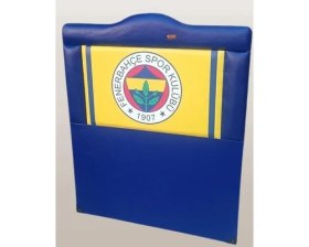 Resim Bengi Ticaret Başlık 90315 DK Tek Kişilik 90 Taraftar FENERBAHÇE Suni Deri Mavi Kumaş El Yapım 
