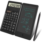 Resim OLLEVRA Silinebilir LCD Yazı Tabletli,Kalemli Katlanabilir Bilimsel Hesap Makinesi 