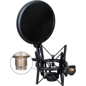 Resim SH-100 Canlı Mikrofon Abs Darbeye Dayanıklı Braket Black (Yurt Dışından) 