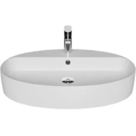 Resim Creavit LP171 Loop Tezgah üstü Oval Çanak Lavabo 40X70 cm 