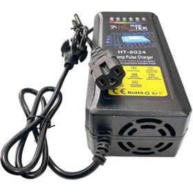 Resim Hightek 60VOLT 24AMPER Elektrikli Bisiklet Şarj Cihazı 