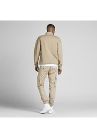 Resim Jack & Jones Paul Flake 542 Kargo Pantolon 12193754 Crockery Açık Krem 