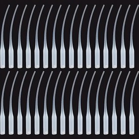 Resim 100 adet Hassas Yapıştırıcı Uygulayıcısı Mikro-Uçlar - Sanat, El İşleri, Hobiler için Plastik Yapıştırıcı Uzatıcı 