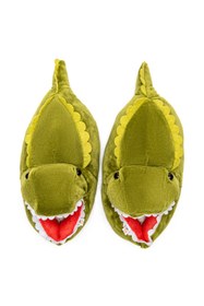 Resim Twigy Dinos-2 Çocuk Hayvanlı Panduf Yeşil 30/38 
