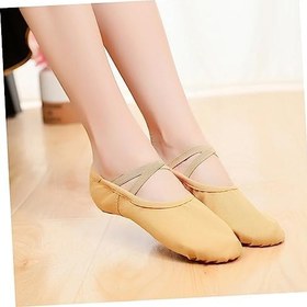 Resim YARNOW Ayakkabı 1 Çift Erkek Terlik Erkekler Ev Terlikleri Kadınlar Için Pembe Terlik Terlik Erkekler Için Kızlar Için Terlik Yürümeye Başlayan Terlik Kızlar Için Bale Ayakkabıları Dans 