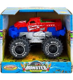 Resim Express Wheels Monster Truck Araba Kırmızı 
