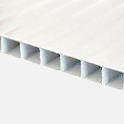 Resim 6 mm Polikarbonat Oluklu Levha 8502 Beyaz 200 x 105 cm 
