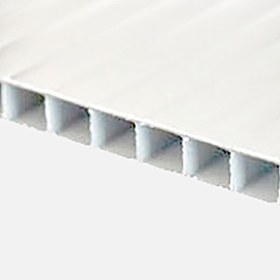 Resim 6 mm Polikarbonat Oluklu Levha 8502 Beyaz 200 x 105 cm 