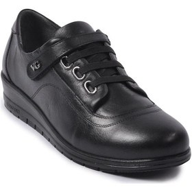 Resim Voyager 7666 Siyah Kadın Hakiki Deri Günlük Ayakkabı 001 