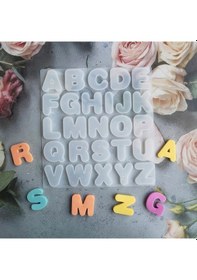 Resim Epoksi Silikon Kalıp Bubble Büyük Harfler Kalıbı 