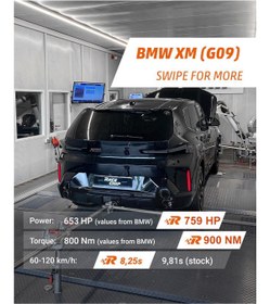 Resim RaceChip Bmw XM (G09) 4.4L 653 HP Plug-in Hibrid Motor için Gts Black Chip Tuning +106 HP ve +100 Nm Tork 