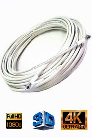 Resim usin 2 metre 64 Tel Rg6/u4 Full Hd 3d 4k Anten Tv Çanak Uydu Lnb Kablosu 