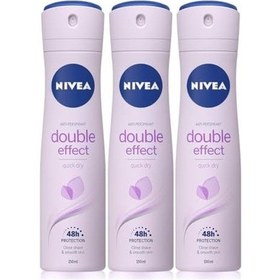 Resim Kadın Sprey Deodorant Double Effect 48 Saat Anti-perspirant Koruma 150ml X 3 Adet,pürüzsüz Koltuk Altı 