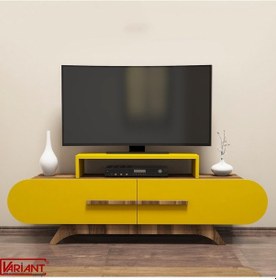 Resim Variant Variant Rose Tv Sehpasi Tv Ünitesi ( Ceviz-Sari ) 