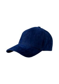 Resim Unisex Vegan Süet Şapka Lacivert 
