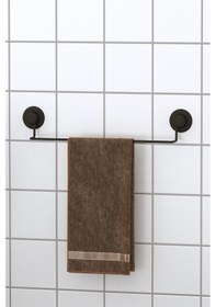 Resim Teknotel Banyo Havlu Askısı Havluluk Mat Siyah Dm260 Mat Siyah 