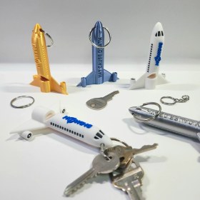 Resim Noctabir Aviator'ın Anahtarlık Uçak Güvenliği Acil Durum Uyarı Düdüğü 