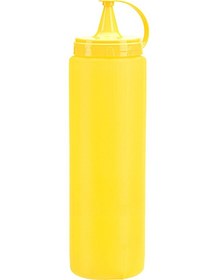 Resim Mayonez Sos Şişesi - 1000ml Dev Boy Sarı Renkli 