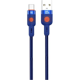 Resim Nettech Nt-dc31 18w Plastik 100 Cm Type-c Şarj Ve Data Kablosu - Mavi 