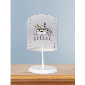 Resim Mekta Home Bebek ve Çocuk Odası Tribal Desenli Abajur 