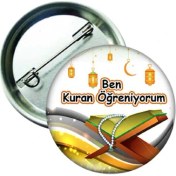 Resim Hediye Panayırı Ben Kuran Öğreniyorum Öğrenci Rozeti 