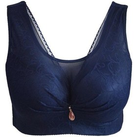 Resim Mavi Fallsweet Kadın Yelek Sütyen Bcd Fincan Mesh İle Push Up Sütyen Tam Kapsama Sütyen Gündelik Giyim Mavi 