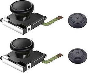 Resim Thlevel NS 3D yedek sol ve sağ kumanda için 2 adet analog Thumbstick Joystick Rocker çubuk çubuk kapaklı 