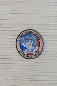 Resim İZMİR ASKERİ MALZEME Pilot Olacak Cocuk Sf De Belli Olur Nakis İslemeli Arma Patch Pec 