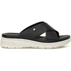 Resim Nine West NEYMAS 3FX Siyah Kadın Dolgu Topuk Terlik 