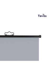 Resim Taviss 100 Inç 221x124 Cm Anti-light Duvar Tipi Rulo Katlanabilir Projeksiyon Perdesi 