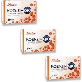 Resim Balen Koenzim Q10 650 Mg 30 Yumuşak Kapsül x 3 Adet 
