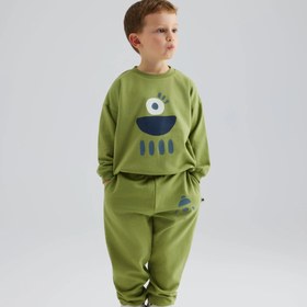 Resim Relaxed Pantolon - Yosun Yeşili - 4-5 Y 