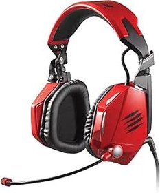 Resim Mad Catz F.R.E.Q.5 Stereo Oyun Kulaklığı, PC ve Mac için, Kırmızı 