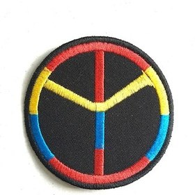 Resim Peace Barış Patch Yama Çok Renkli 