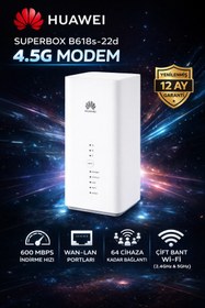 Resim Huawei Superbox B618S-22D 600 Mbps 4.5G Sim Kartlı Modem (Yenilenmiş Kutusuz / TÜM HATLARLA ÇALIŞIR) 