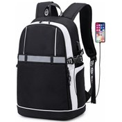 Resim 2101 Öğrenci Sırt Çantası Moda Günlük Sırt Çantası Siyah 