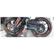 Resim Ktm Duke Kalın Jant Şeridi,duke Şerit,turuncu Jant Şeridi 