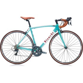 Resim Bianchi Slr Retro Claris 16 Vites 28 Jant Yarış Yol Bisikleti Celeste-beyaz-kırmızı 51 Cm 