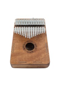 Resim Anka Kal17 17 Tuşlu Kalimba Başparmak Piyanosu Maun Ağacı Gövde Oyma Notalar Dinlendirici Mistik Ses 