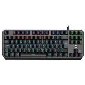 Resim Gamepower Overlord 60M Mekanik Kırmızı Switch Türkçe Q 88 Tuş USB Oyuncu Klavyesi 