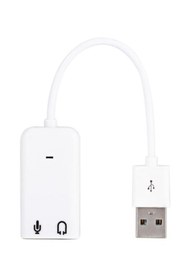Resim Temiz Pazar Usb Ses Kartı Çevirici 7+1 Dönüştürücü Laptop Harici Ses Kartı 