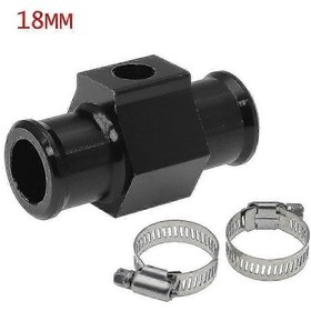 Resim Koso Yarış Scooter F54 18mm Sensörlü Evrensel Su Sıcaklık Ölçer Ölçer Adaptör + Braket Motosiklet Lcd Dijital Termometre 