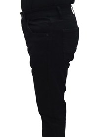 Resim Hacker Denim Hacker Dmctekstil Erkek Siyah Y635 Yüksek Bel Rahat Kesim Boru Paça Jean Pantolon 