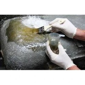 Resim Su deposu tekne, ev plastik pvc fiber malzemede çatlak delik kapatıcı polyester tamir takımı 250 gr 