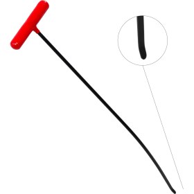 Resim 60 cm 8 mm Çap Makas Çubuğu - Kobra Uçlu Boyasız Göçük Düzeltme Çubuğu - S4-07, Pdr Çubuk 