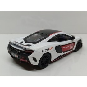 Resim Kinsmart Dianomi KİNSMART 1:36 ölçek MCLAREN 675 LT // ÇEK BIRAK METAL ARABA 